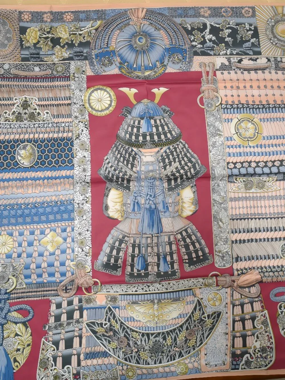 130cm war helmet warrior generous scarf twill silk scarf #210